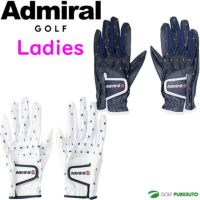 【レディース】アドミラルゴルフゴルフグローブ両手用ワンサイズADMG3AGLモノグラム柄手袋