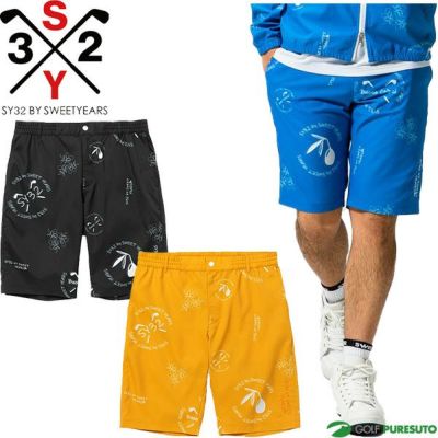 SY32bySWEETYEARSグラデーションハーフパンツメンズSYG-2210ゴルフウェア