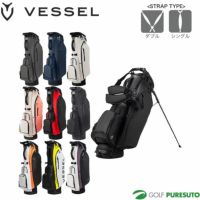 G/FORE VESSEL コラボ キャディバッグ スタンド式 8.5型 ゴルフ VESSEL（スポーツ） ベゼル 8.5型 スタンドバッグ Player 4.0