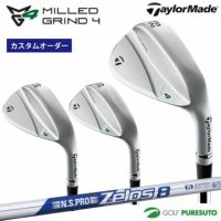 【カスタムオーダー】テーラーメイドミルドグラインド4ウェッジNSPROZelos8シャフト[日本仕様日本正規品][TaylormadeMILLEDGRIND4TOURSATINCHROME]【■Tay■】