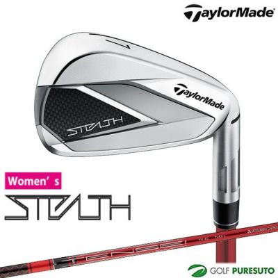 【レディース】テーラーメイドSTEALTHアイアン5本セット（#7-PW、SW）TENSEIREDTM40(22)カーボンシャフト[日本仕様][Taylormade][ステルスウィメンズ]