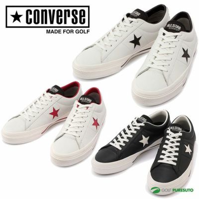 コンバースワンスターONESTARGF33500200／33500201／33500202メンズゴルフシューズスパイクレス撥水