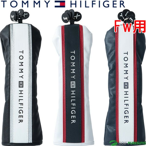 トミーヒルフィガーゴルフヘッドカバーフェアウェイウッド用スリッポン型THMG1FH2