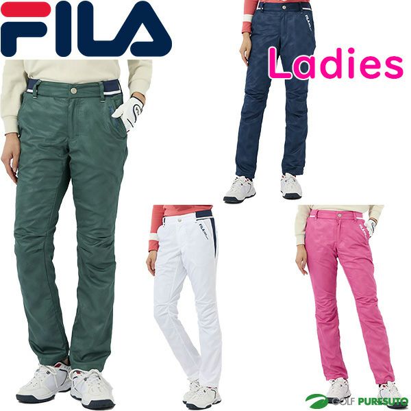 【レディース】フィラゴルフロングパンツ蓄熱裏792-302ゴルフウェア