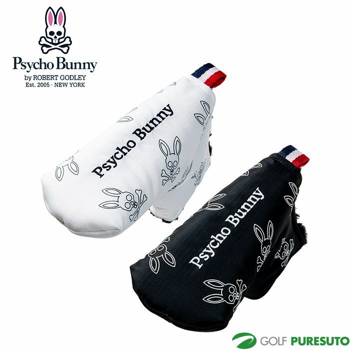 サイコバニーゴルフブレード型パターカバーPBMG4SH5Pt用2024年春夏モデルPsychoBunny【■Ya■】