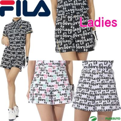 【レディース】フィラゴルフショートパンツ753-364キュロット吸汗速乾UVカット撥水加工ストレッチゴルフウェア