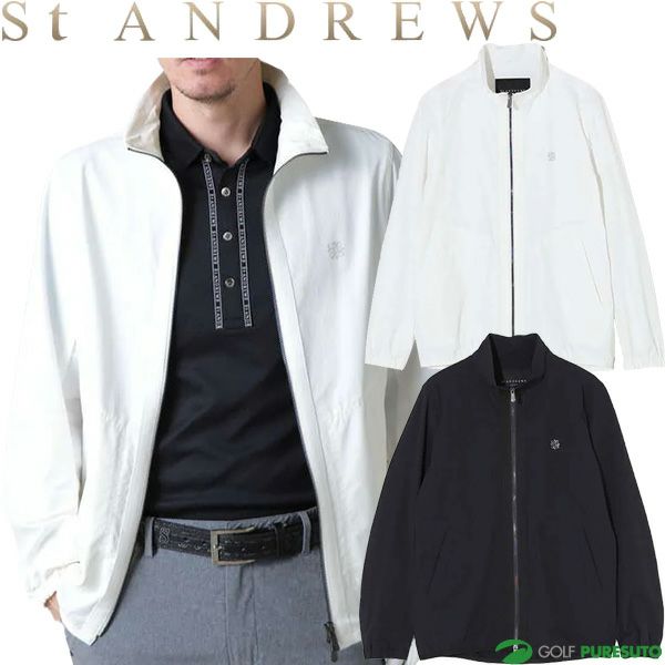 セント・アンドリュース長袖フルジップ2WAYストレッチダイヤドビーブルゾンメンズ042-3120251アウターゴルフウェア