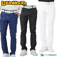ラウドマウススター柄エンボスロングパンツメンズ771300ゴルフウエアＵＶカットストレッチ【suso】【Ｇ】