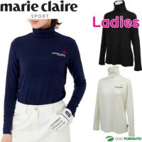 【レディース】マリ・クレール長袖ハイネックシャツ731-507ゴルフウェア