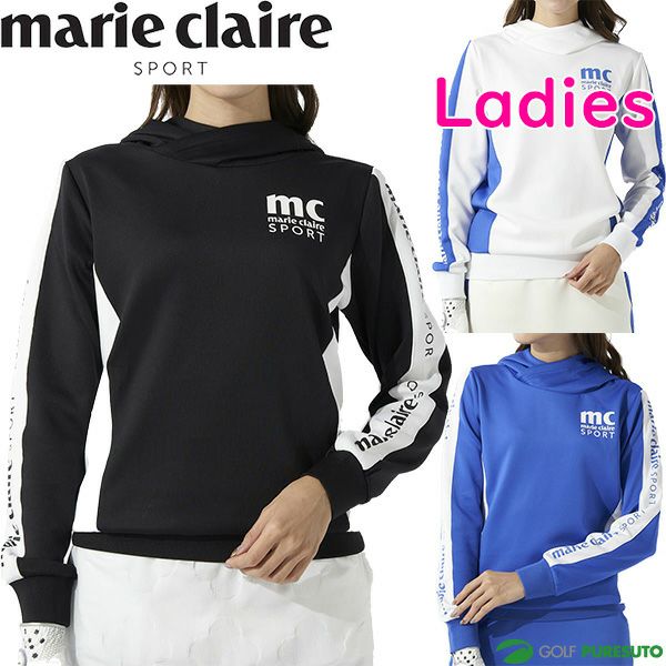 【レディース】マリ・クレールダンボールニットパーカー732-508ゴルフウェア