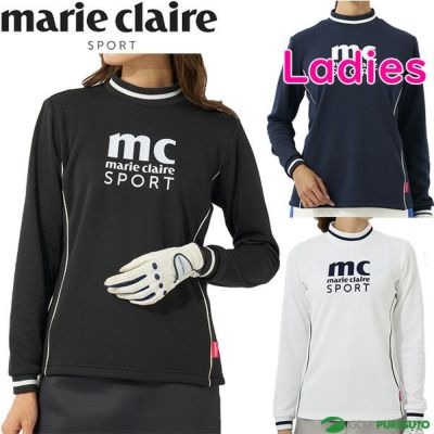 【レディース】マリ・クレール長袖ハイネックシャツ732-511ゴルフウェア