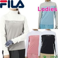 【レディース】フィラゴルフ長袖保温モックネックシャツ792-542ゴルフウェア