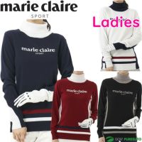 【レディース】マリ・クレール長袖タートルネックセーター732-701ニットゴルフウェア