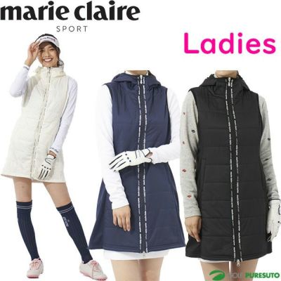 【レディース】マリ・クレール異素材チュニック732-404ゴルフウェア