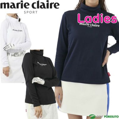 【レディース】マリ・クレール長袖ハイネックインナーシャツクレイジーホット732-900アンダーウェアゴルフウェア